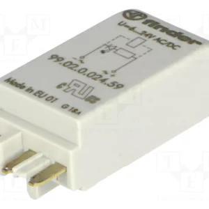 Relé fény visszajelző LED, moduláris, 2 morzés foglalathoz 24V DC